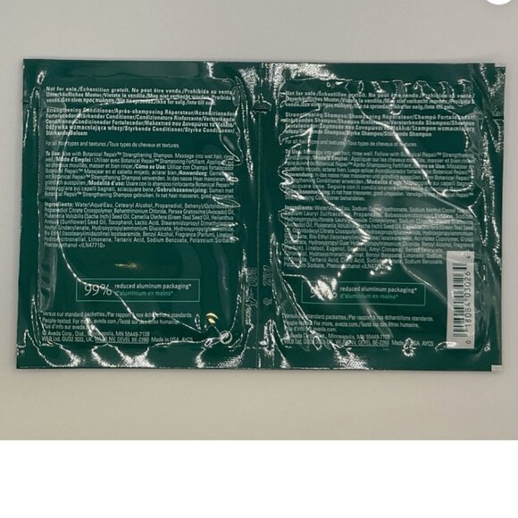 Lot of 7 AVEDA Botanical Repair Strengthening Shampoo & Conditioner 0.34oz each - Picture 4 of 6